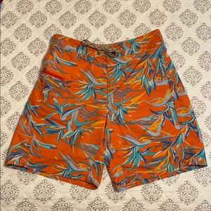 Patagonia Surf Swim Shorts Birds of Paradise